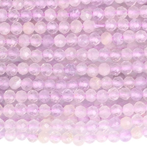 Ametyst Lavender kor�lky 2mm svetl� br�sen� �n�ra