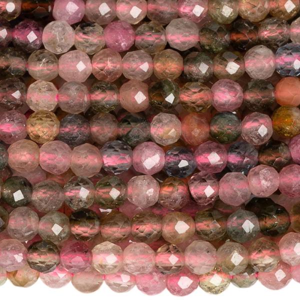 Turmal�n mix farieb kor�lky 3mm br�sen� �n�ra