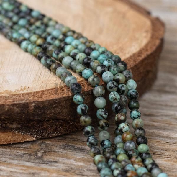 Tyrkys africk korlky 3mm nra