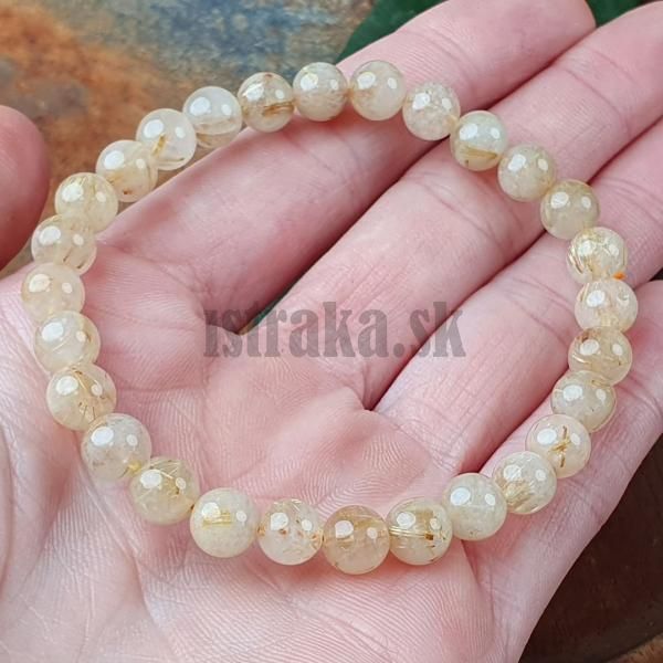 Nramok krit so zlatm rutilom 6mm