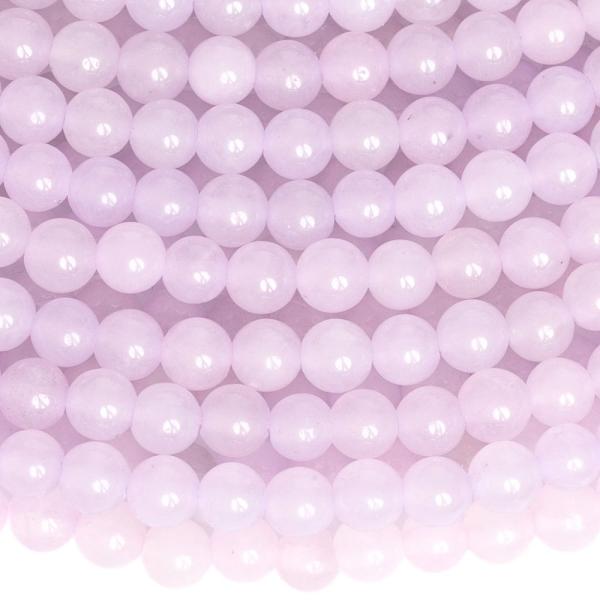 Ametyst lavender kor�lky 4mm pol�n�ra
