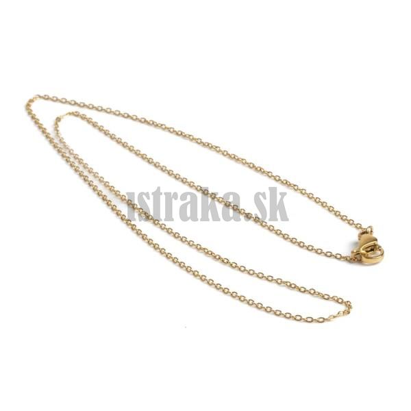 Retiazka 45cm nerez zlat tenia