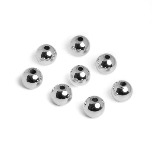 Gu���ky kor�lky 8mm starostrieborn� nerez 8 ks