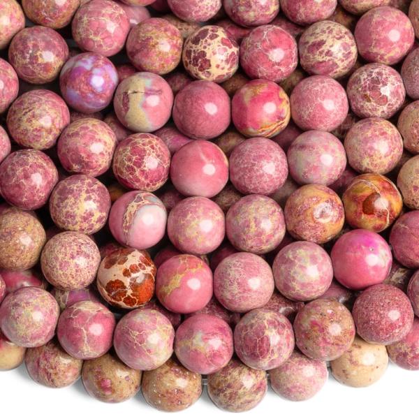 Jaspis regalit kor�lky 8mm ru�ov� �n�ra