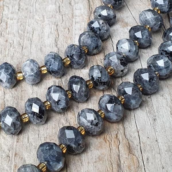 Larvikit korlky 6x10mm rondelky brsen polnra