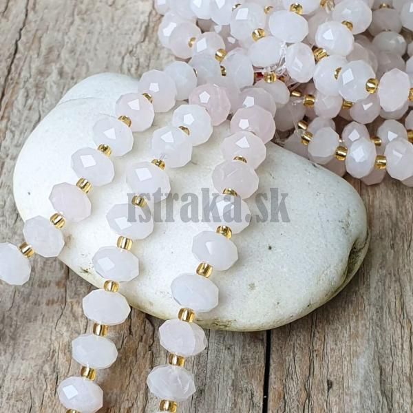 koralky-z-mineralu-ruzenin-6x10mm-brusene-rondelky-fazetovane-leskle-svetloruzove-blede-