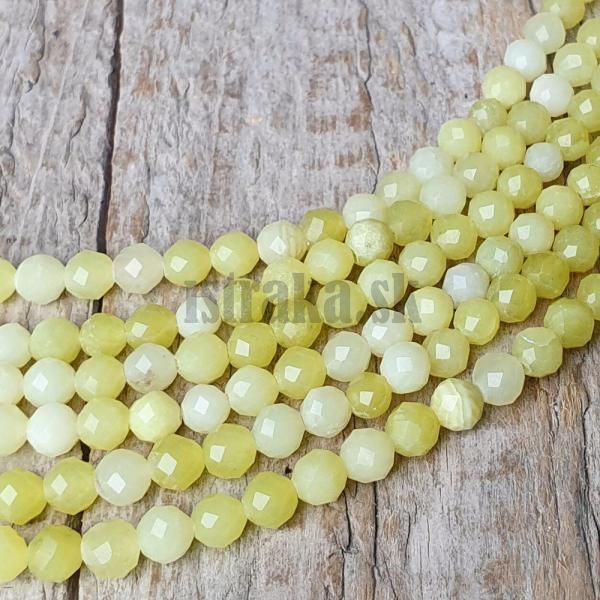 Jadeit cauliflower korlky 4mm brsen polnra
