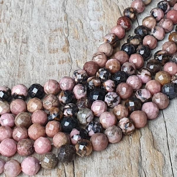Rodonit mix farieb korlky 4mm brsen polnra