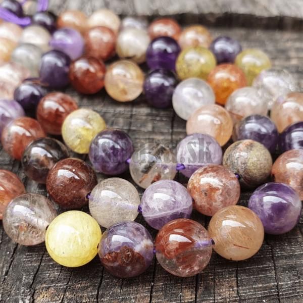 Rutil a mix kremeov korlky 8mm polnra