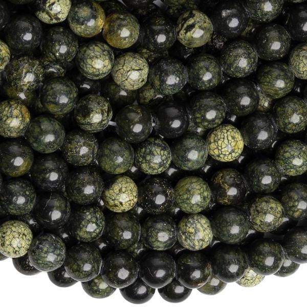 Serpentinit svetl� kor�lky 6mm �n�ra