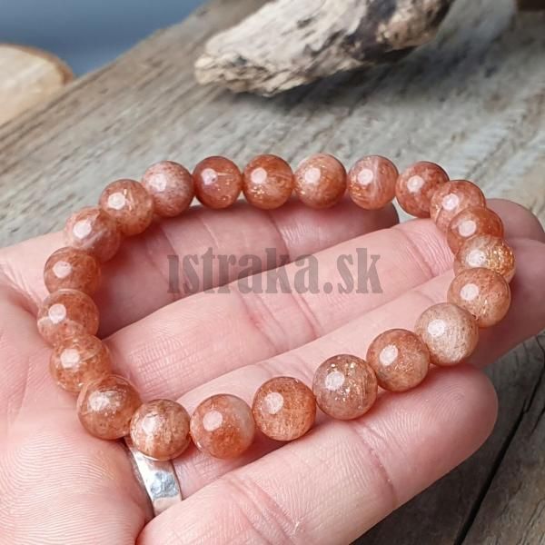 naramok-z-mineralu-slnecny-kamen-zlaty-8mm-elasticky-leskly-farebny-lososovy-marhulovy-li