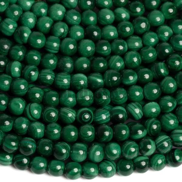 Malachit korlky 3mm nra