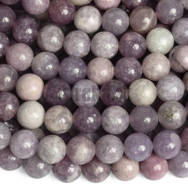 Lepidolit korlky 8mm A kvalita nra