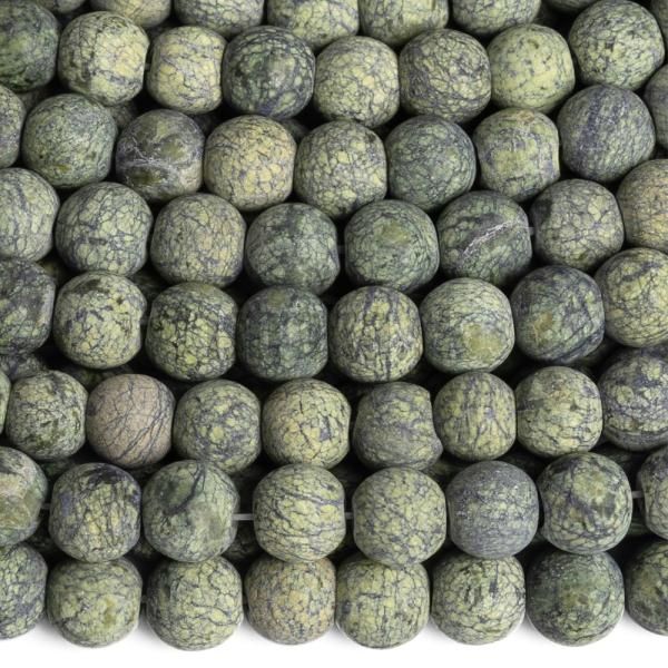 Serpentinit korlky 8mm matn nra