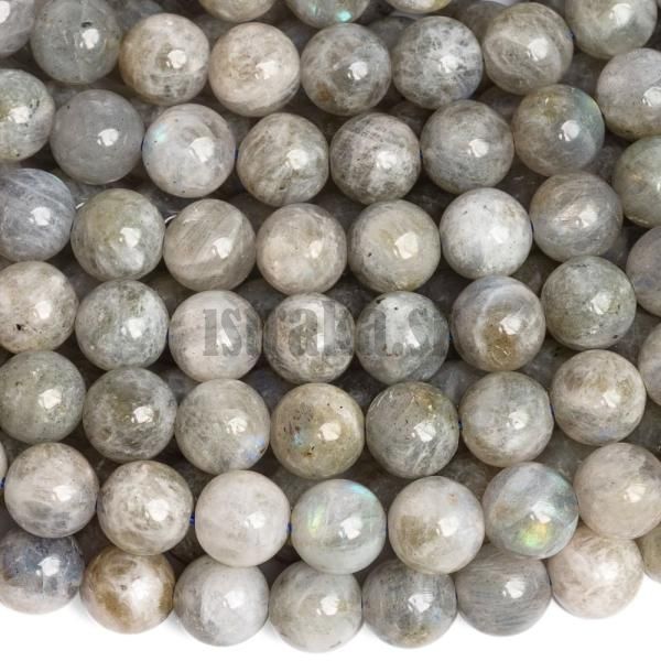 Labradorit korlky 8mm svetl polnra