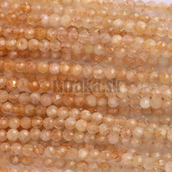 Slnen kame viacfarebn mix korlky 3mm brsen nra