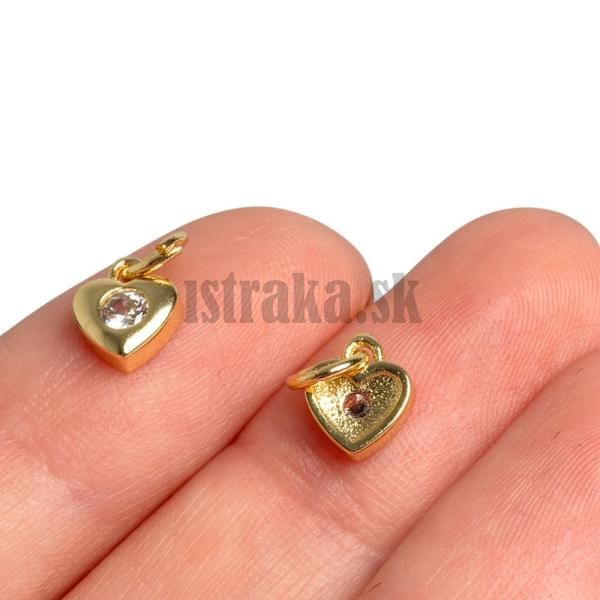3594-minisrdiecko-privesok-zlaty-s-bielym-zirkonom-2
