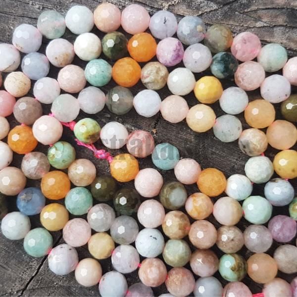 Mix kameov korlky 6mm cukrkov brsen polnra