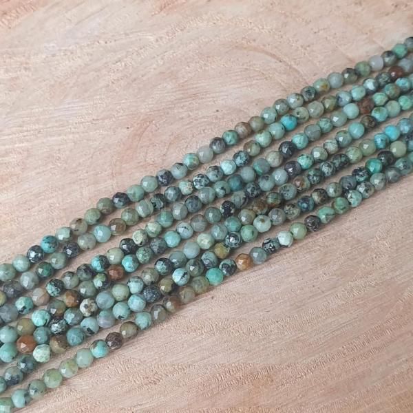 Tyrkys africk korlky 2,5mm brsen nra