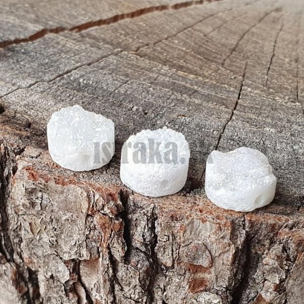 Acht drza 10mm korlka disk biela