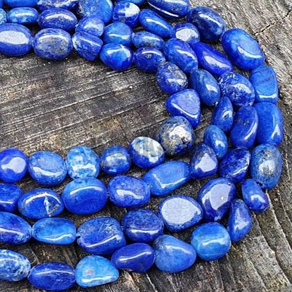 Lapis lazuli korlky nugety A kvalita nra