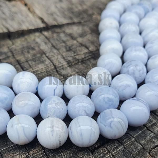 Chalcedn korlky 8mm polnra