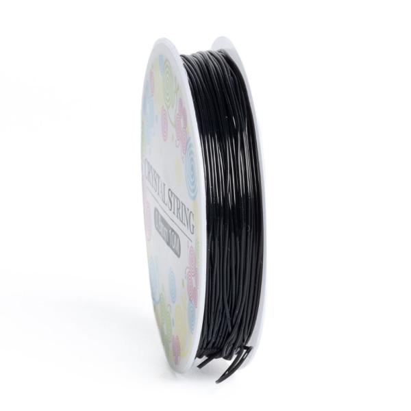 Silon elastick� 0,8mm �ierny �pulka 10m