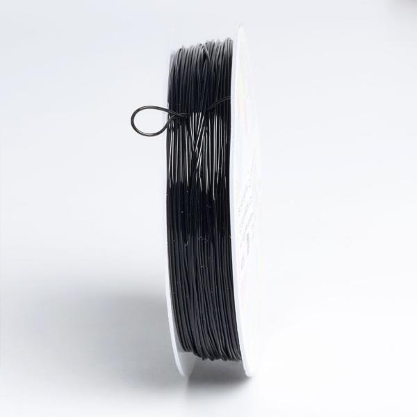Silon elastick� 0,6mm �ierny �pulka 12m