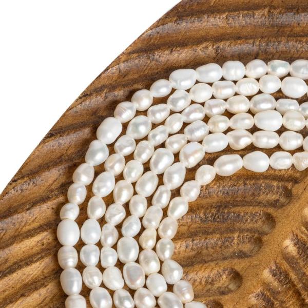 Perly rie�ne kor�lky 6x4mm podlhovast� �n�ra