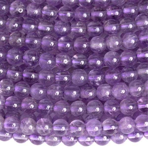 Ametyst kor�lky 3mm �n�ra