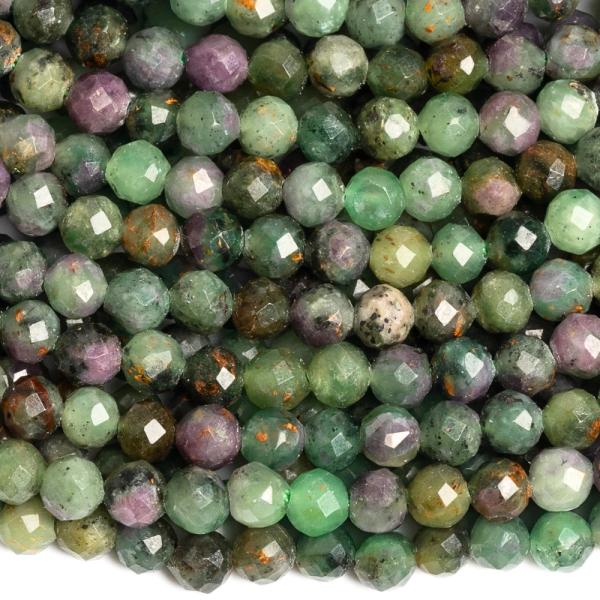 Rub�n s kyanitom kor�lky 4mm br�sen� pol�n�ra