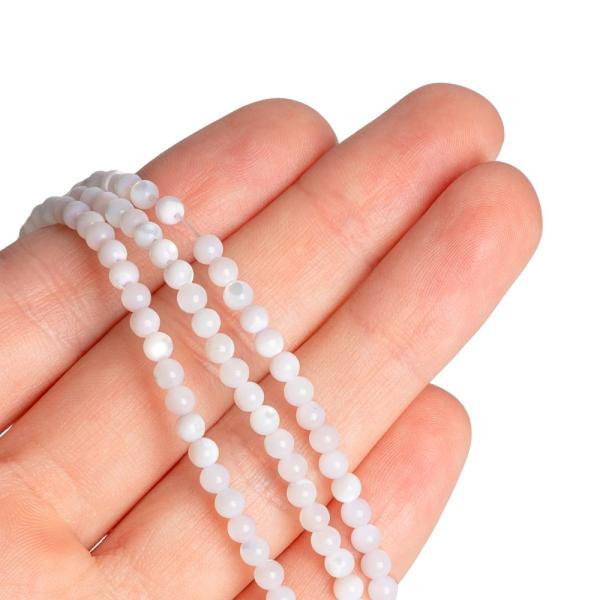 Perle� kor�lky 3mm �ed� �n�ra