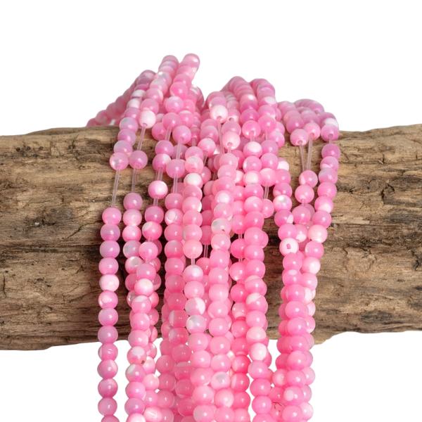 Perle� kor�lky 3mm ru�ov� �n�ra