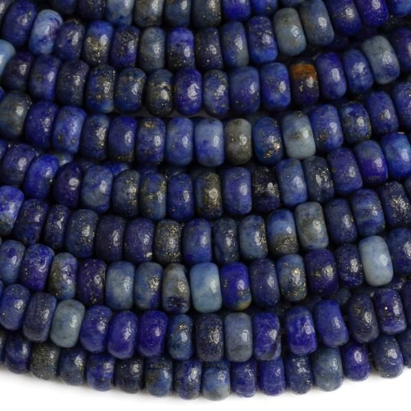 Lapis lazuli korlky 4x2mm zke rondelky polnra