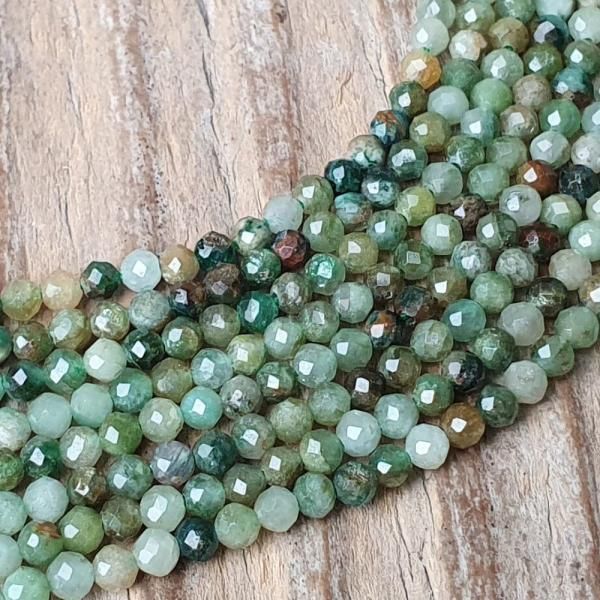 Jadeit africk korlky 3mm brsen nra