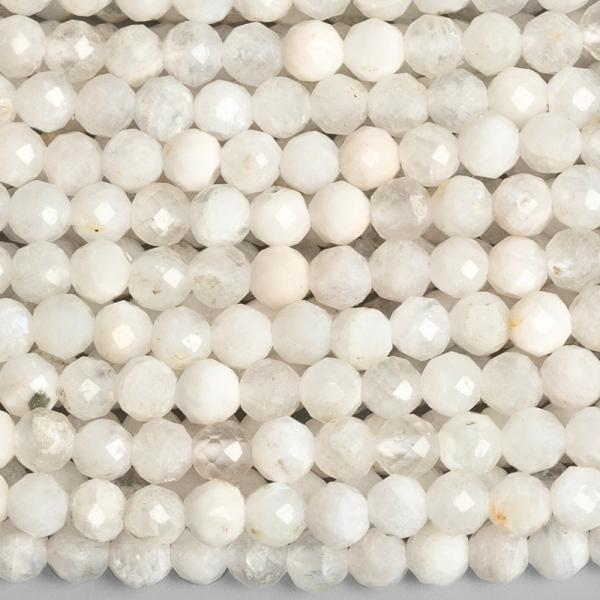 Mesa�n� kame� kor�lky 3 mm br�sen� biele mix �n�ra