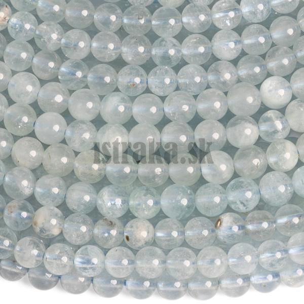 Akvamar�n kor�lky 4,5mm �n�ra