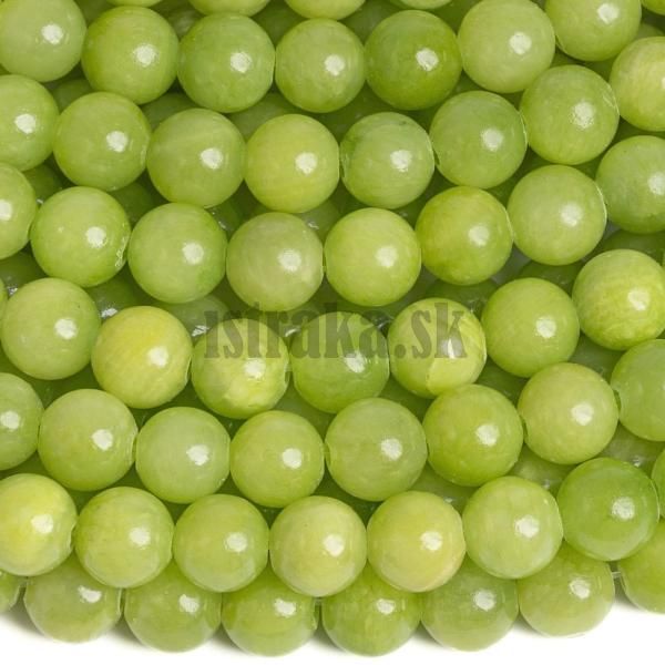 Jadeit korlky 8mm hrkovozelen nra