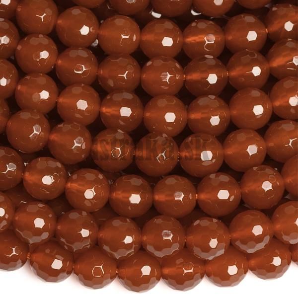 Karneol korlky 8mm brsen nra