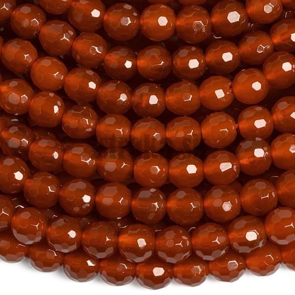 Karneol korlky 6mm brsen nra