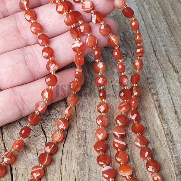 koralky-z-mineralu-sardonyx-6mm-disky-brusene-leskle-ploche-oranzove-oranzovobiele-cervene