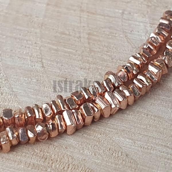 Minikorlky 1x2mm Ag925 pozlten ruovm zlatom
