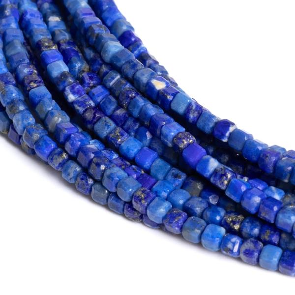 Lapis lazuli kor�lky 2,5mm kocky br�sen� pol�n�ra