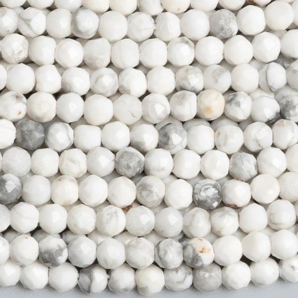 Howlit biely kor�lky 2,5mm br�sen� �n�ra