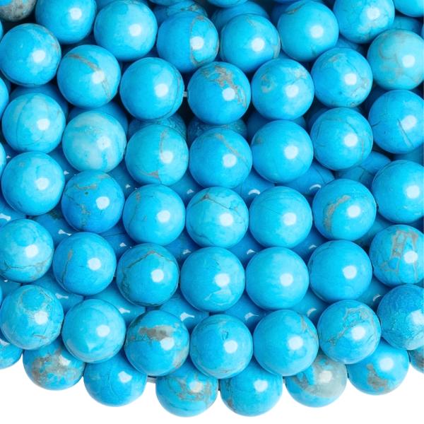 Howlit kor�lky 8mm tyrkysov� �n�ra