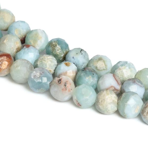 Larimar mix farieb kor�lky 4mm pol�n�ra