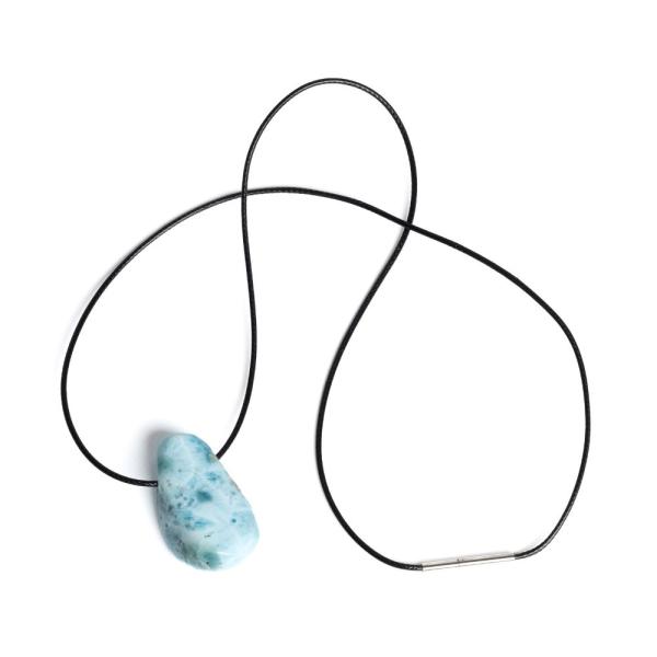 Larimar pr�vesok so �n�rkou s nerezov�m uz�verom