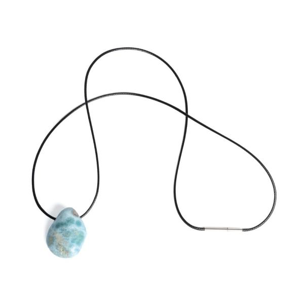 Larimar pr�vesok so �n�rkou s nerezov�m uz�verom