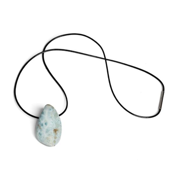 Larimar pr�vesok so �n�rkou s nerezov�m uz�verom