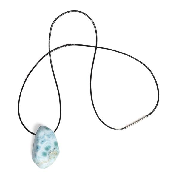Larimar pr�vesok so �n�rkou s nerezov�m uz�verom